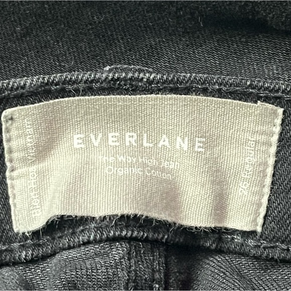 Everlane • Black The Way High Jean Size 26 - Picture 5 of 5